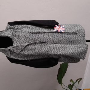 Women long sleeve jacket mid length